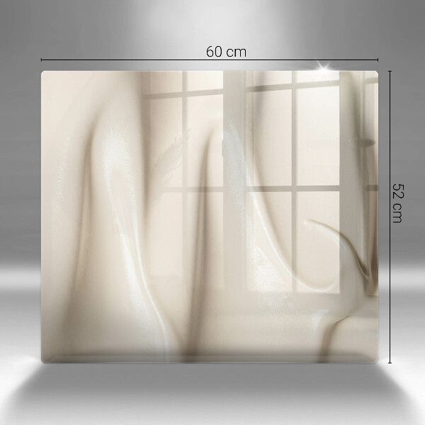 Tábua de corte de vidro Sorvete cremoso