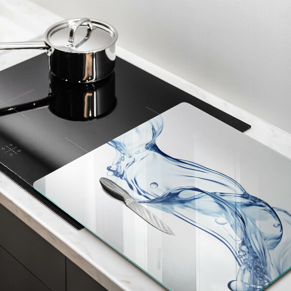 Tábua de cortar de vidro Água cristalina