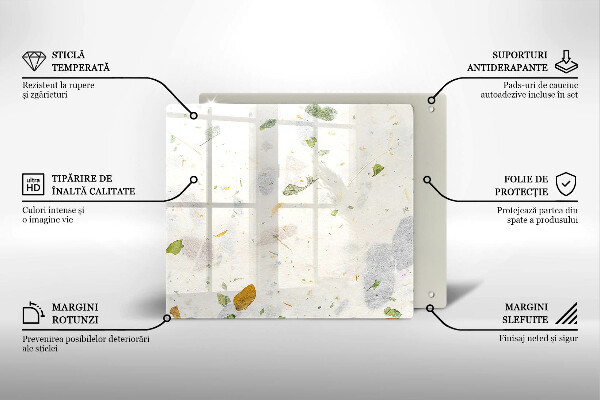 Tábua de cortar Folhas caindo