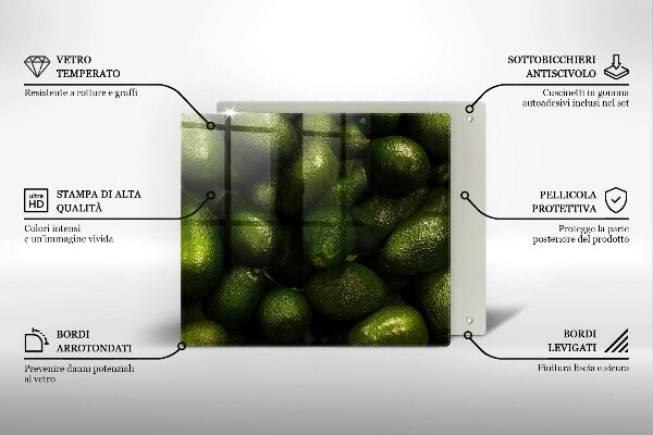 Tábua para corte Abacate