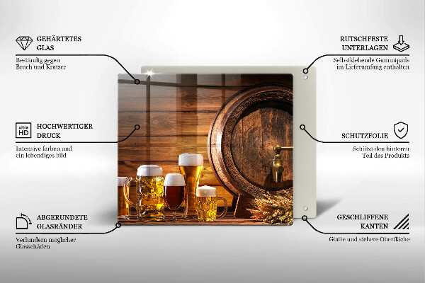 Tábua de cortar Um barril de cerveja