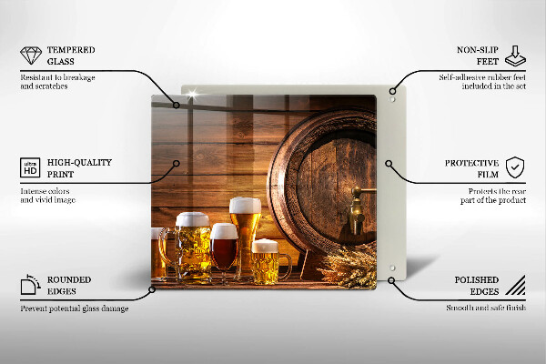 Tábua de cortar Um barril de cerveja