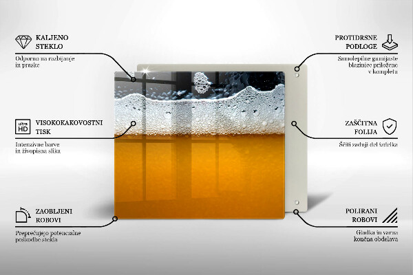 Tábua para corte Beber espuma de cerveja