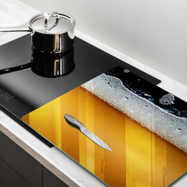 Tábua para corte Beber espuma de cerveja