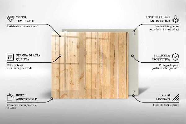 Tábua de cortar Tábuas de madeira delicadas