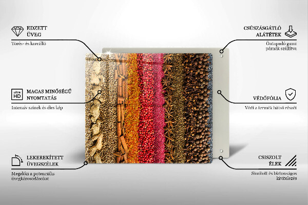 Tábua para cozinha Especiarias coloridas