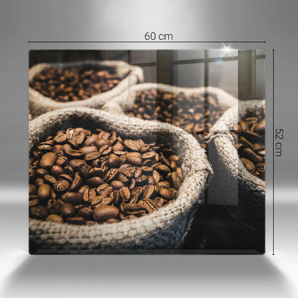 Tábua de cortar alimentos Sacos de grãos de café