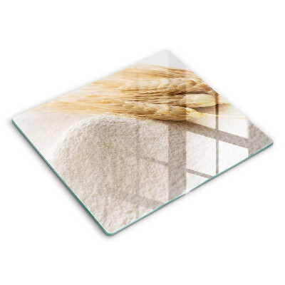 Tábua cozinha Farinha e espigas de grãos