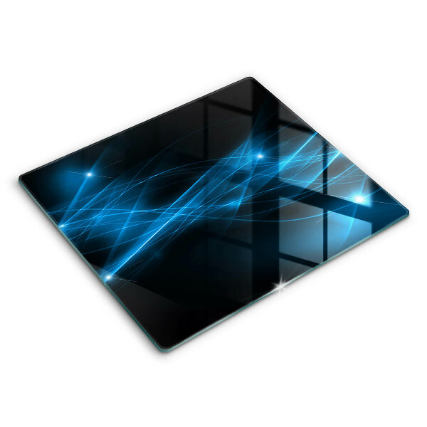 Tábua de corte Fumaça azul abstrata