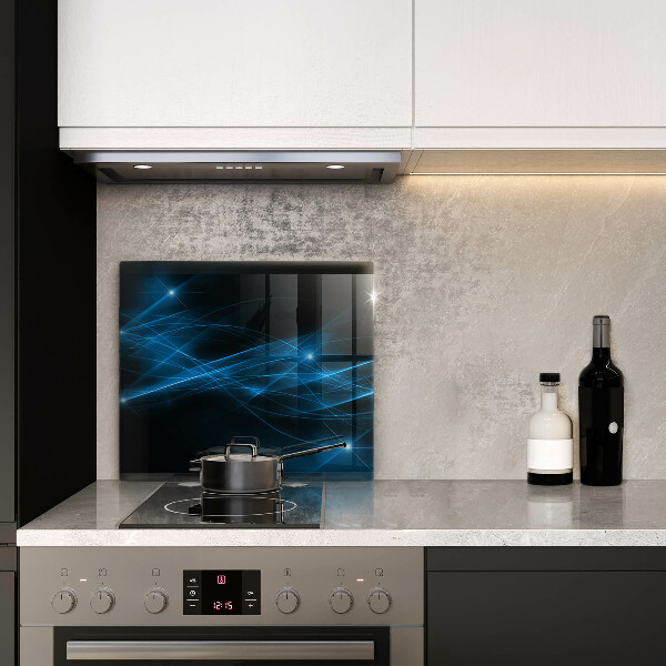 Tábua de corte Fumaça azul abstrata