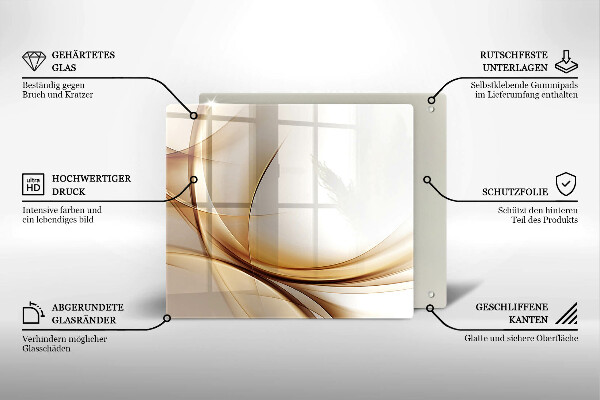 Tábua de cortar Formas abstratas