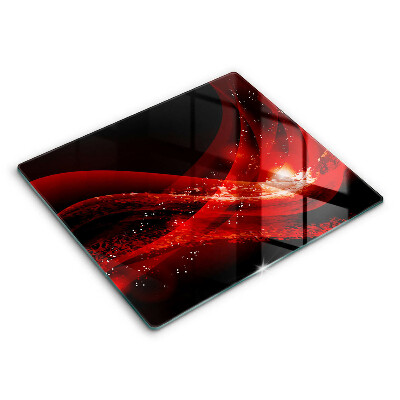 Tábua de cortar de vidro Abstração moderna