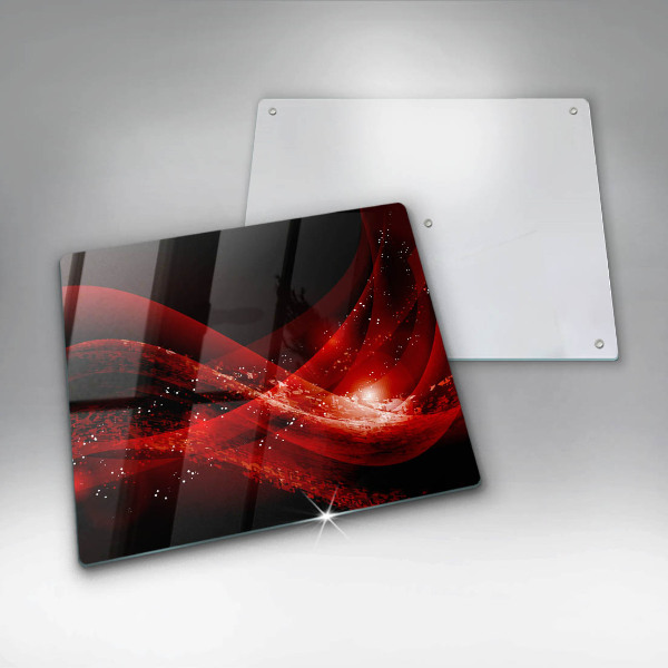 Tábua de cortar de vidro Abstração moderna