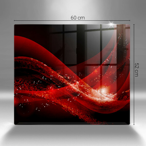 Tábua de cortar de vidro Abstração moderna