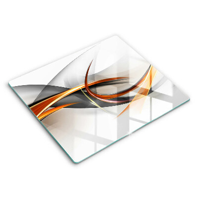 Tábua de cortar de vidro Formas modernas