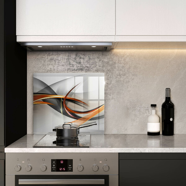 Tábua de cortar de vidro Formas modernas