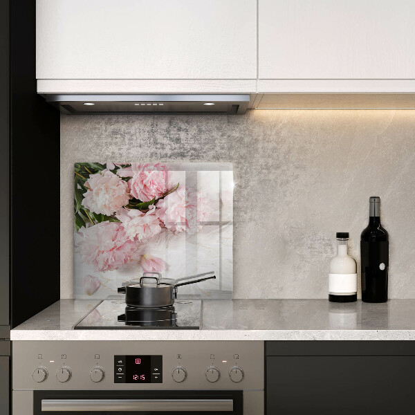 Tábua de corte de vidro Flores delicadas de rosas