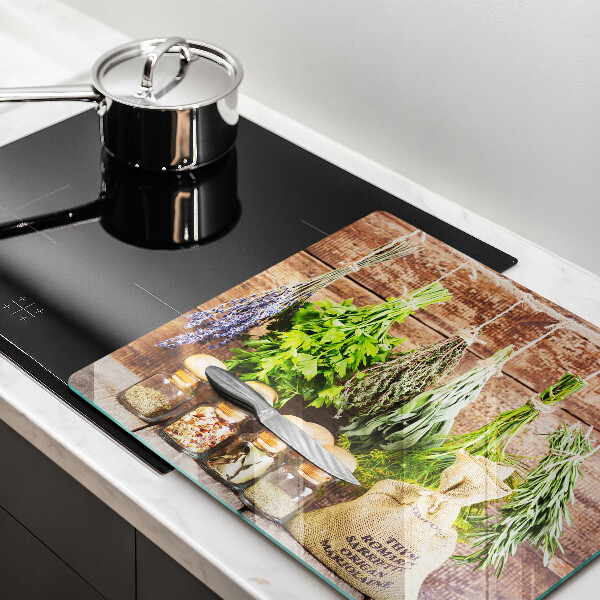 Tábua para corte Ervas, especiarias e madeira