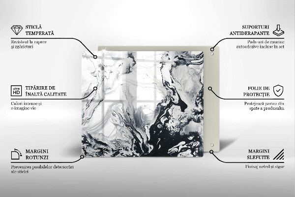 Tábua de cortar Abstração de tinta