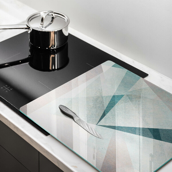 Tábua de corte de vidro Abstração nítida