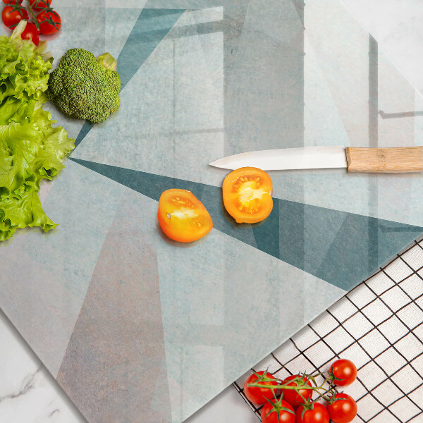 Tábua de corte de vidro Abstração nítida