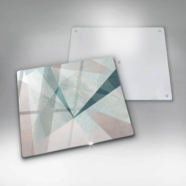 Tábua de corte de vidro Abstração nítida