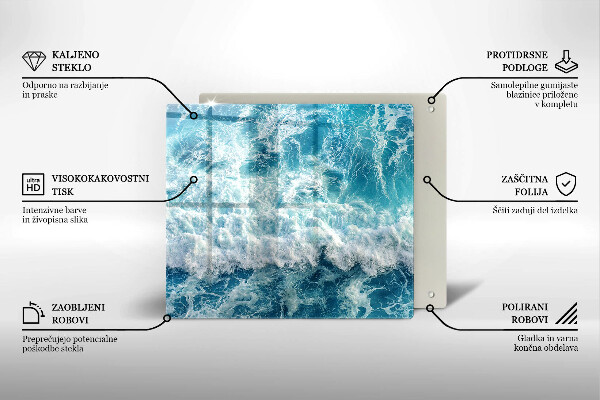 Tábua para corte Ondas do mar