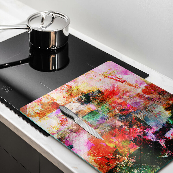 Tábua de cortar Abstração de tinta