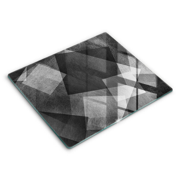 Tábua de cortar de vidro Abstração geométrica