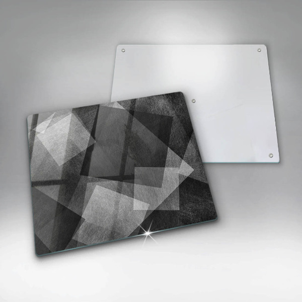 Tábua de cortar de vidro Abstração geométrica