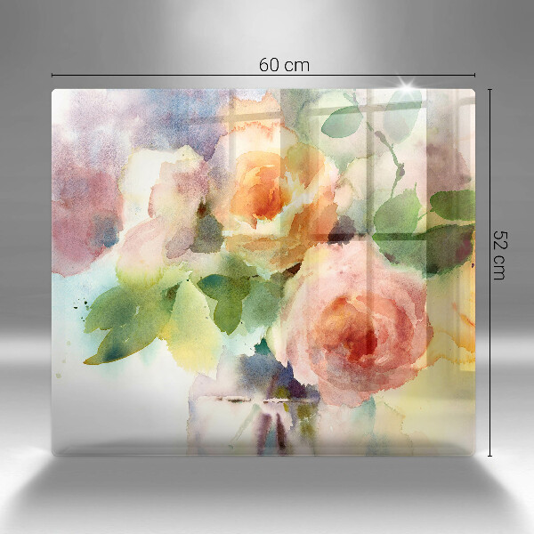 Tábua de cortar alimentos Flores pintadas