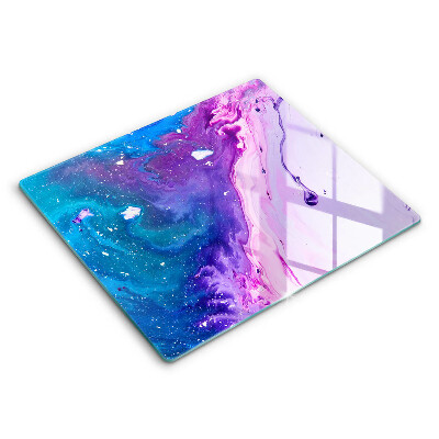 Tábua de cortar de vidro Tinta abstrata