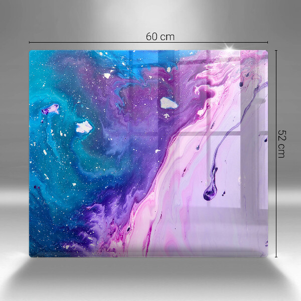 Tábua de cortar de vidro Tinta abstrata