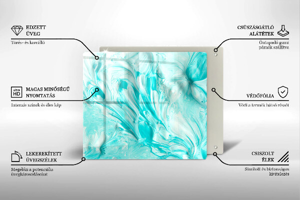 Tábua de corte Tintas abstratas