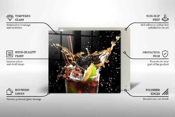 Tábua cozinha Beber com gelo