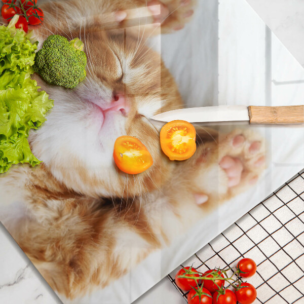 Tábua de cortar alimentos Gatinho doce