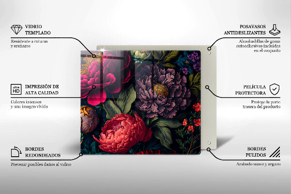 Tábua para corte Lindas flores