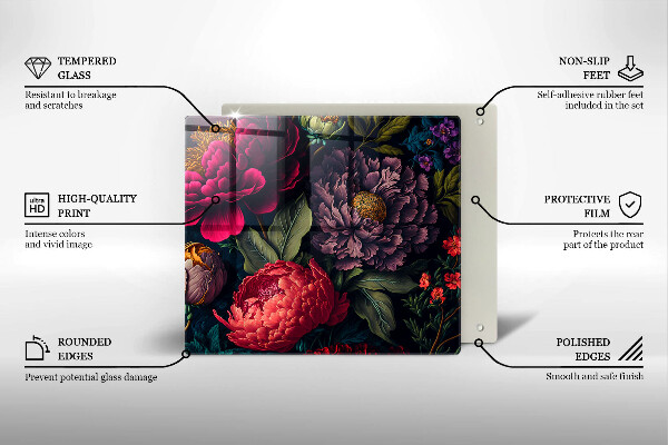 Tábua para corte Lindas flores