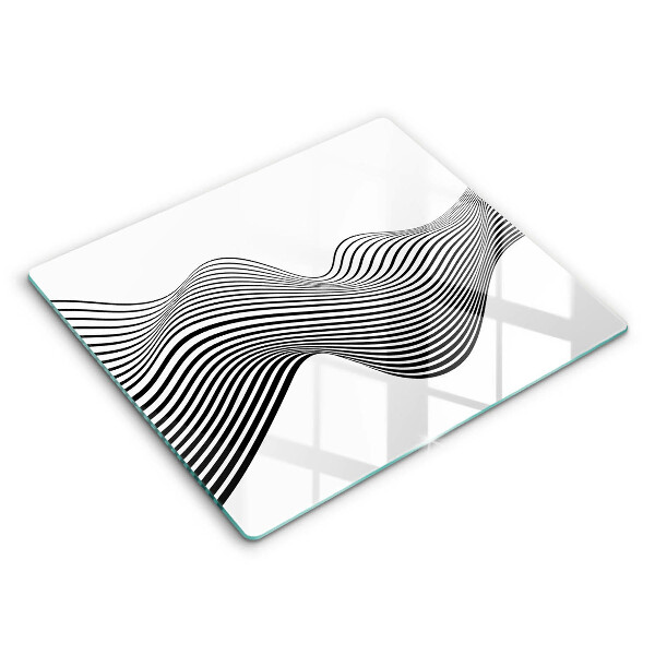 Tábua de vidro Abstração linear