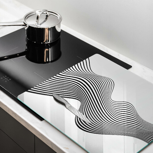 Tábua de vidro Abstração linear