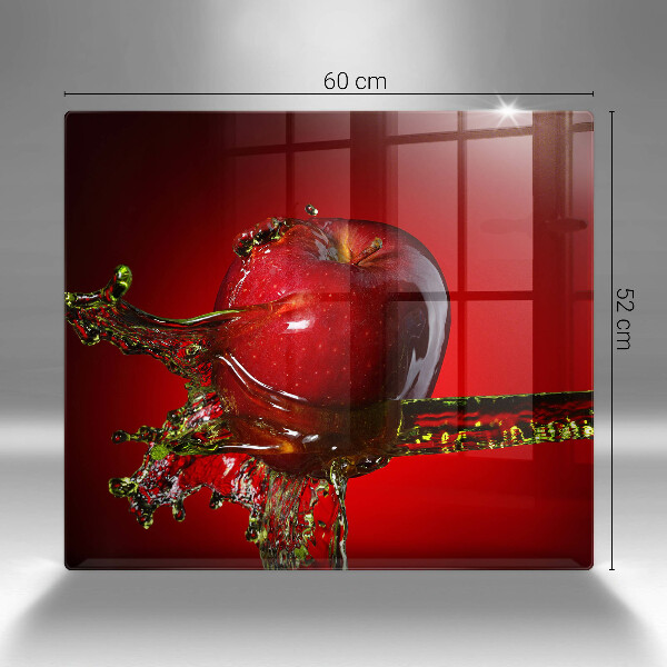 Tábua de cortar de vidro Maçã na água