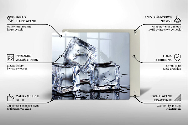 Tábua de corte Cubos de gelo