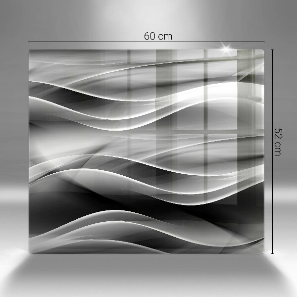 Tábua de corte Linhas de fumaça abstratas