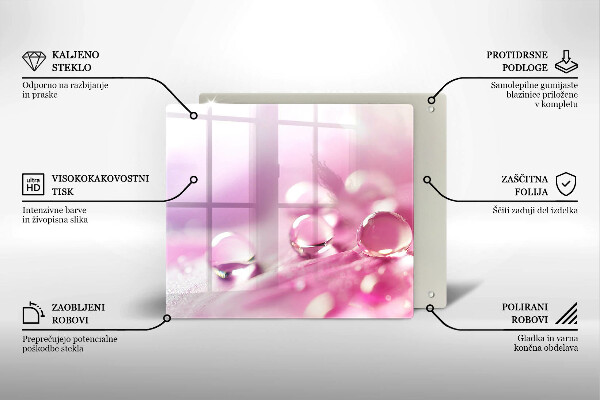 Tábua para corte Pétalas de flores de orvalho