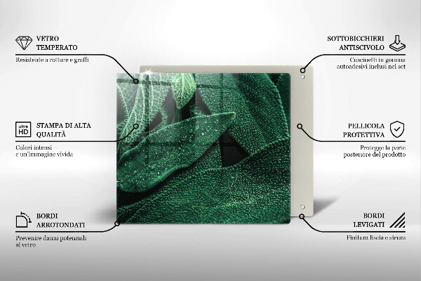 Tábua para corte As folhas da planta
