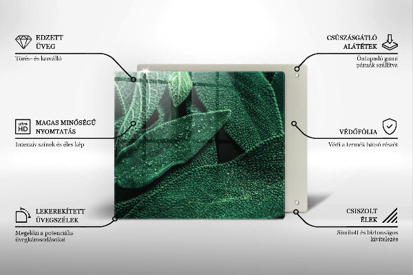 Tábua para corte As folhas da planta
