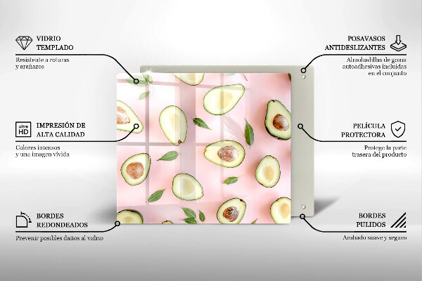 Tábua corte Padrão de abacate