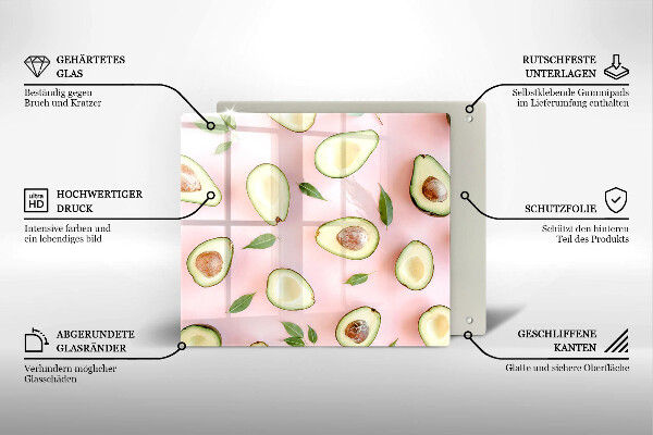 Tábua corte Padrão de abacate