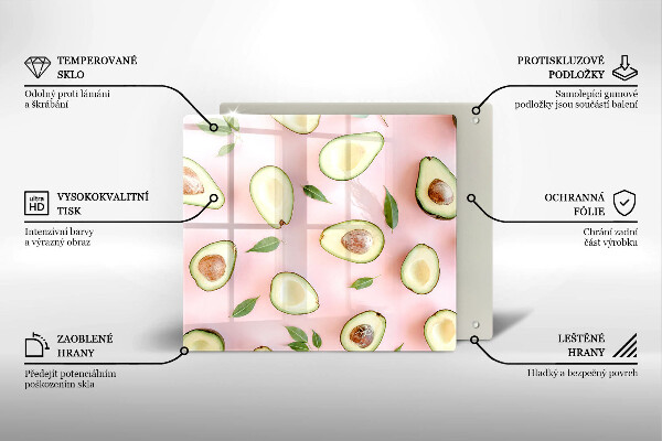 Tábua corte Padrão de abacate