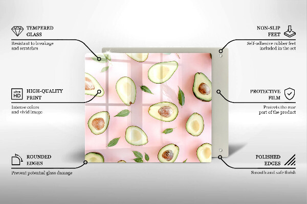 Tábua corte Padrão de abacate